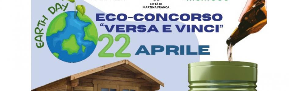 ECO-CONCORSO "VERSA E VINCI": UNA GIORNATA DEDICATA ALLA RACCOLTA DELL'OLIO VEGETALE ESAUSTO